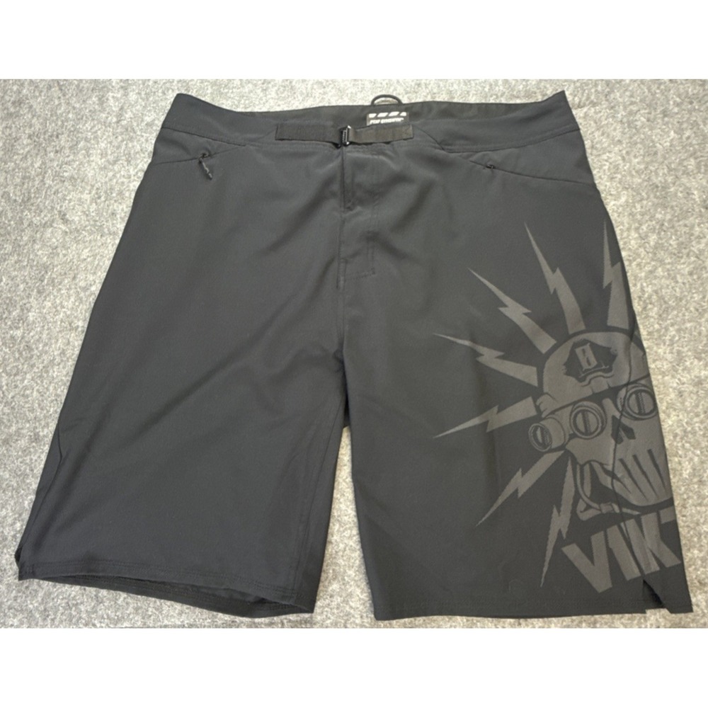 Viktos PTXF Gymswym Tactical Shorts Mens Size 36 Charcoal Grey Skull Graphic